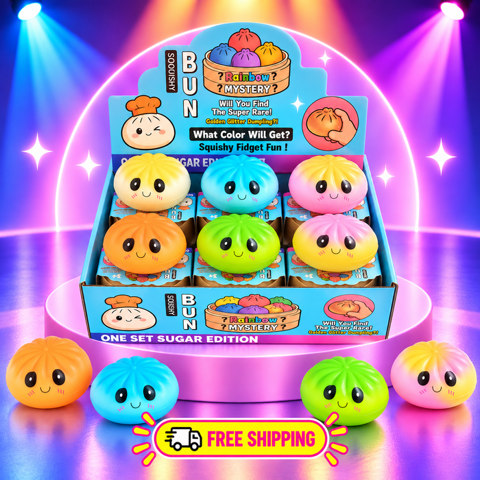12-Piece Dumpling Squishy Toy Set