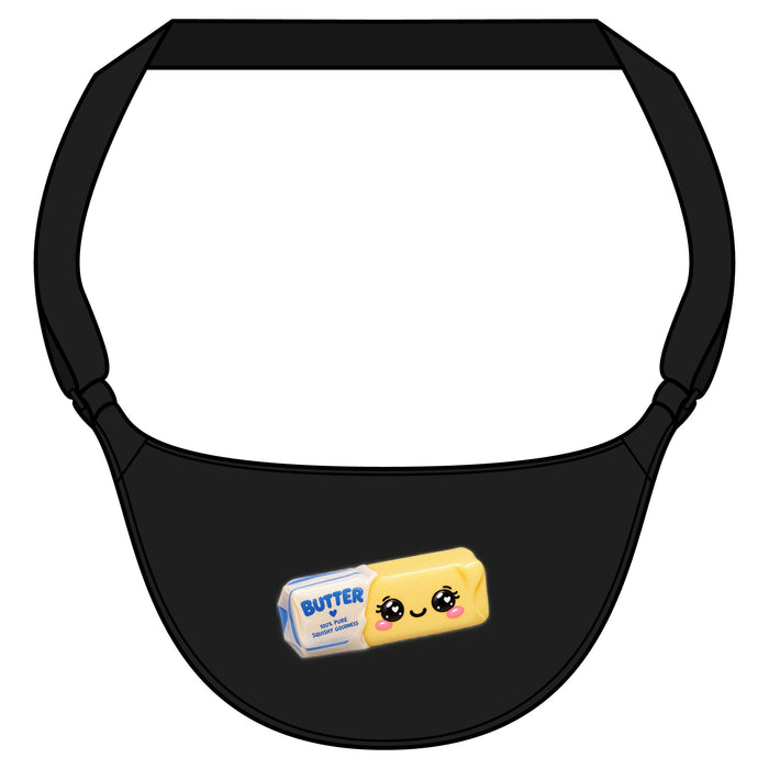 Kawaii Butter Bar Crossbody Bag — Cute Foodie Fanny Pack