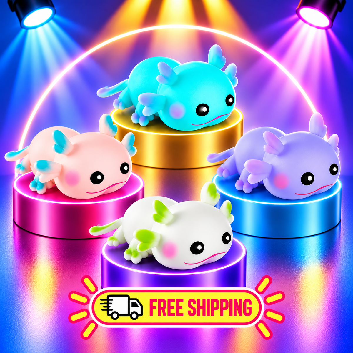 Axolotl Squishy Fidget Ball