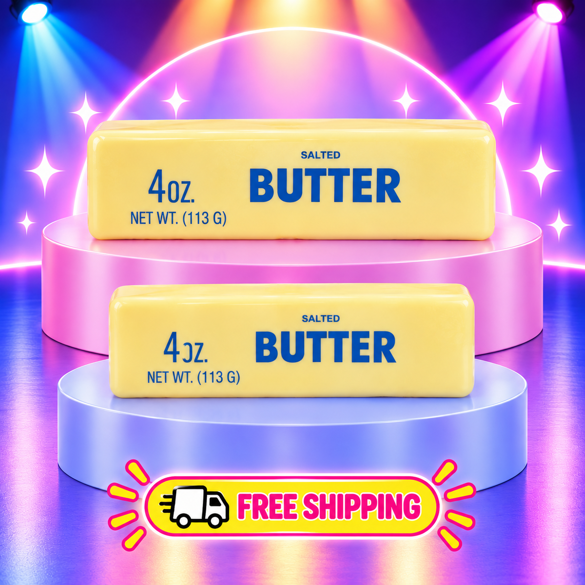 Butter Stick  Squishy Fidget Toy
