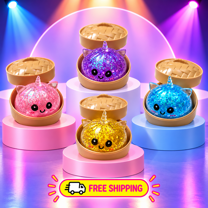 Unicorn Dumpling Slow-Rise Squishy