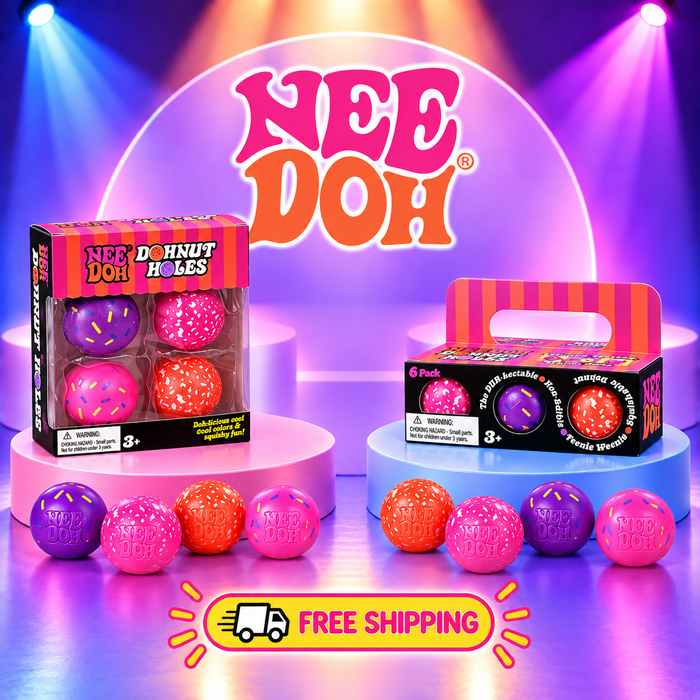 NeeDoh Dohnut Holes Inspired Mini Squishy Balls