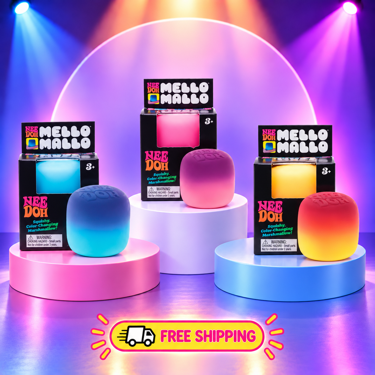 NeeDoh Inspired Marshmallow Squishy Fidget Toy