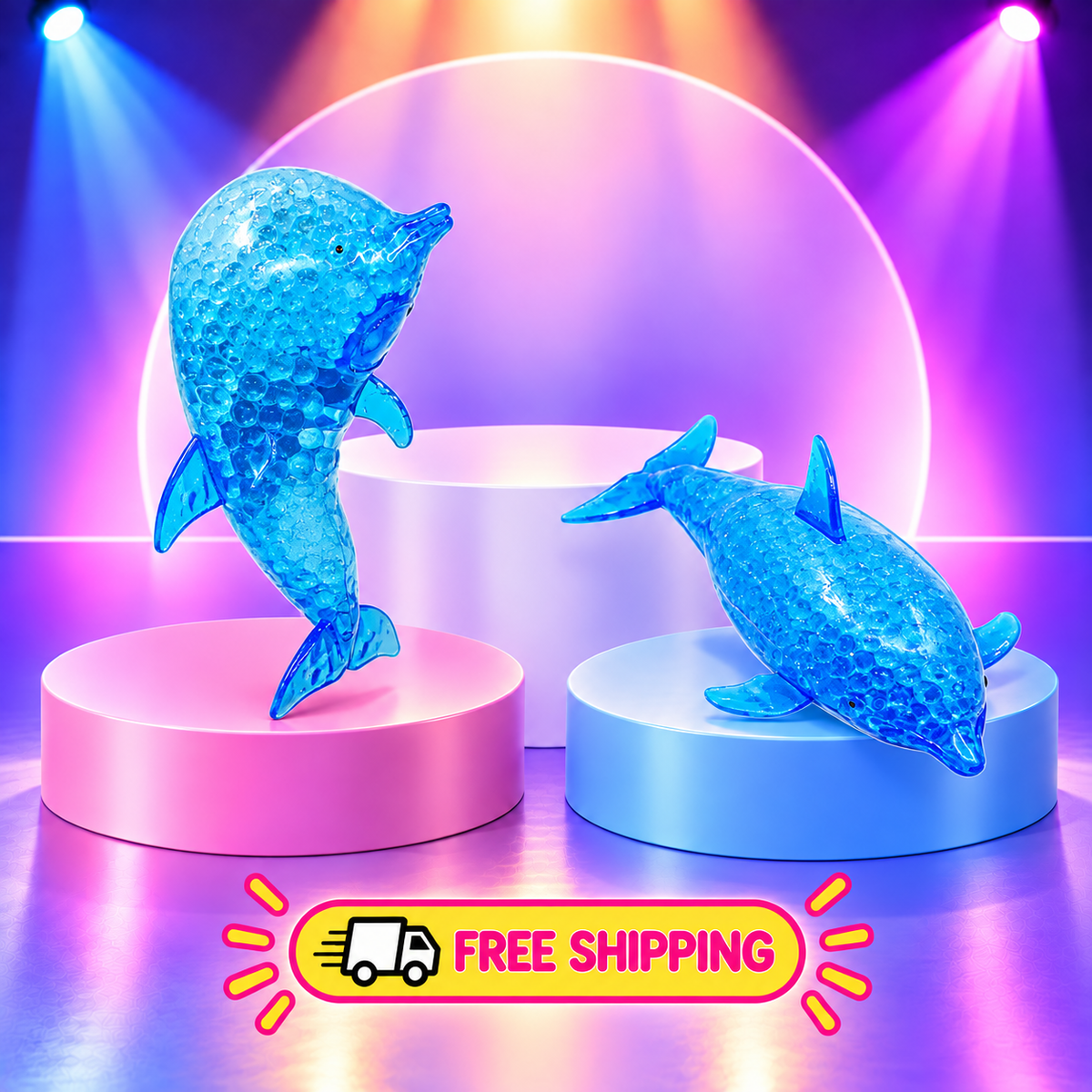 Shark and Dolphin Squishy Stress Balls