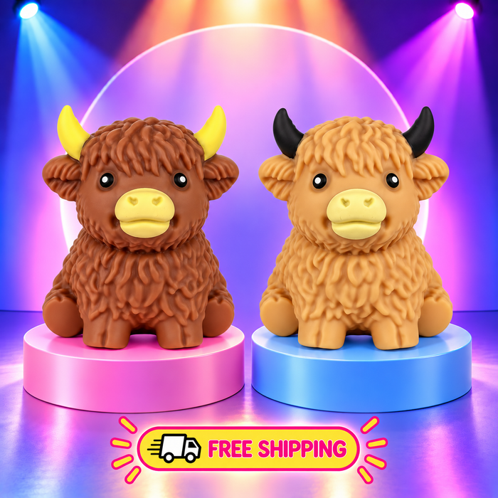 Highland Cow TPR Squishy Toy