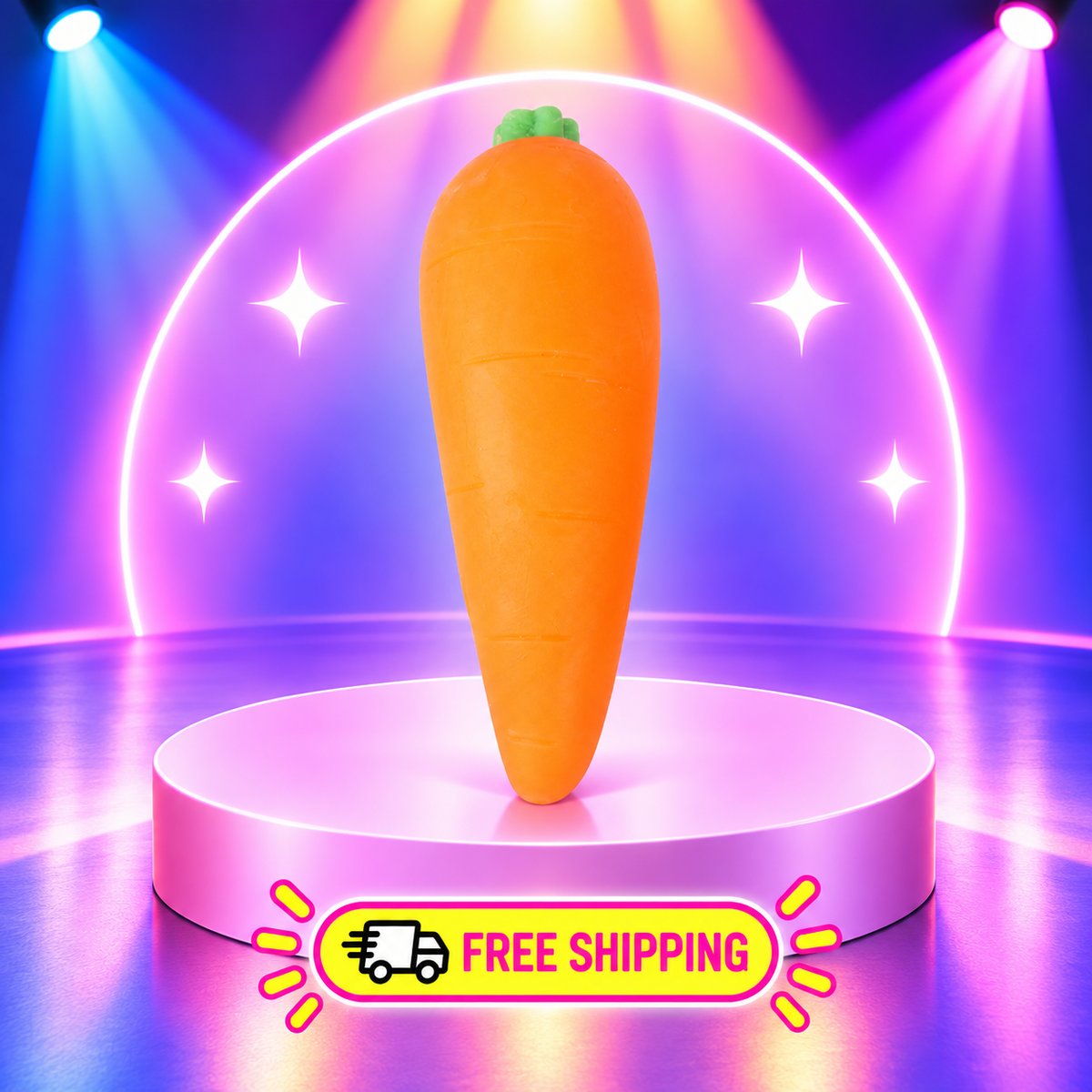 Giant Carrot Squishy Toy