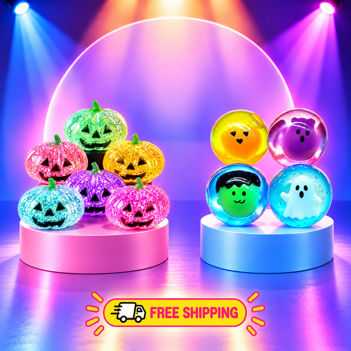 Halloween Character Crystal Ball Squishy Set
