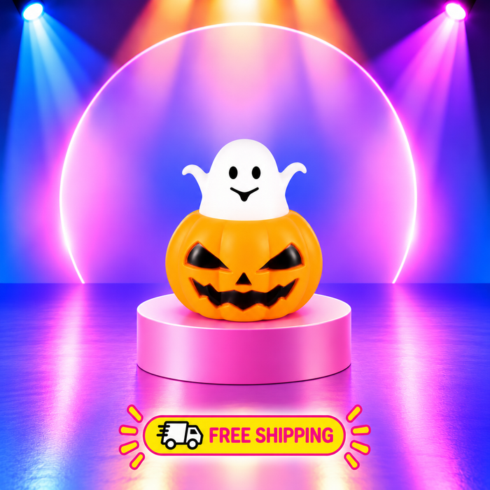 Halloween Ghost & Pumpkin Squishy Toy