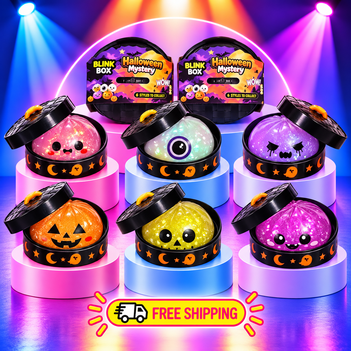 Halloween Mystery Dumpling Slow-Rise Squishy
