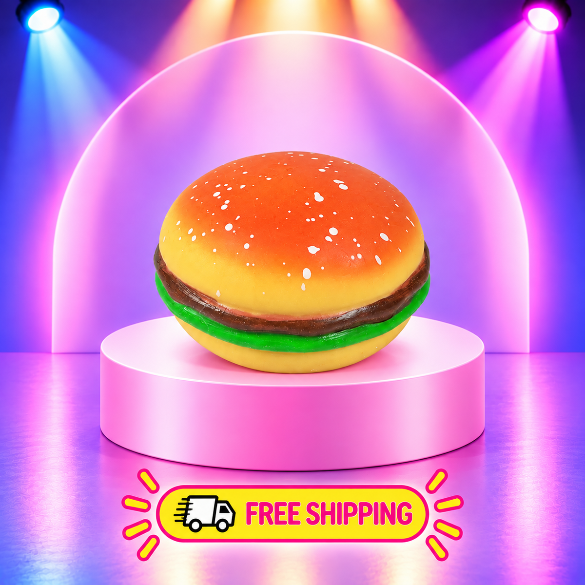 Hamburger TPR Squishy Toy