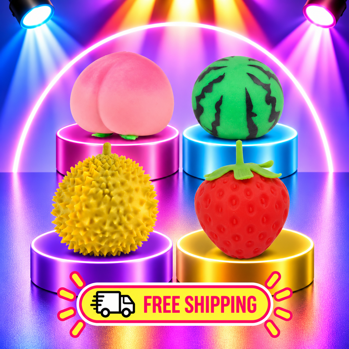 Jumbo Fruit Slow-Rise Squishy