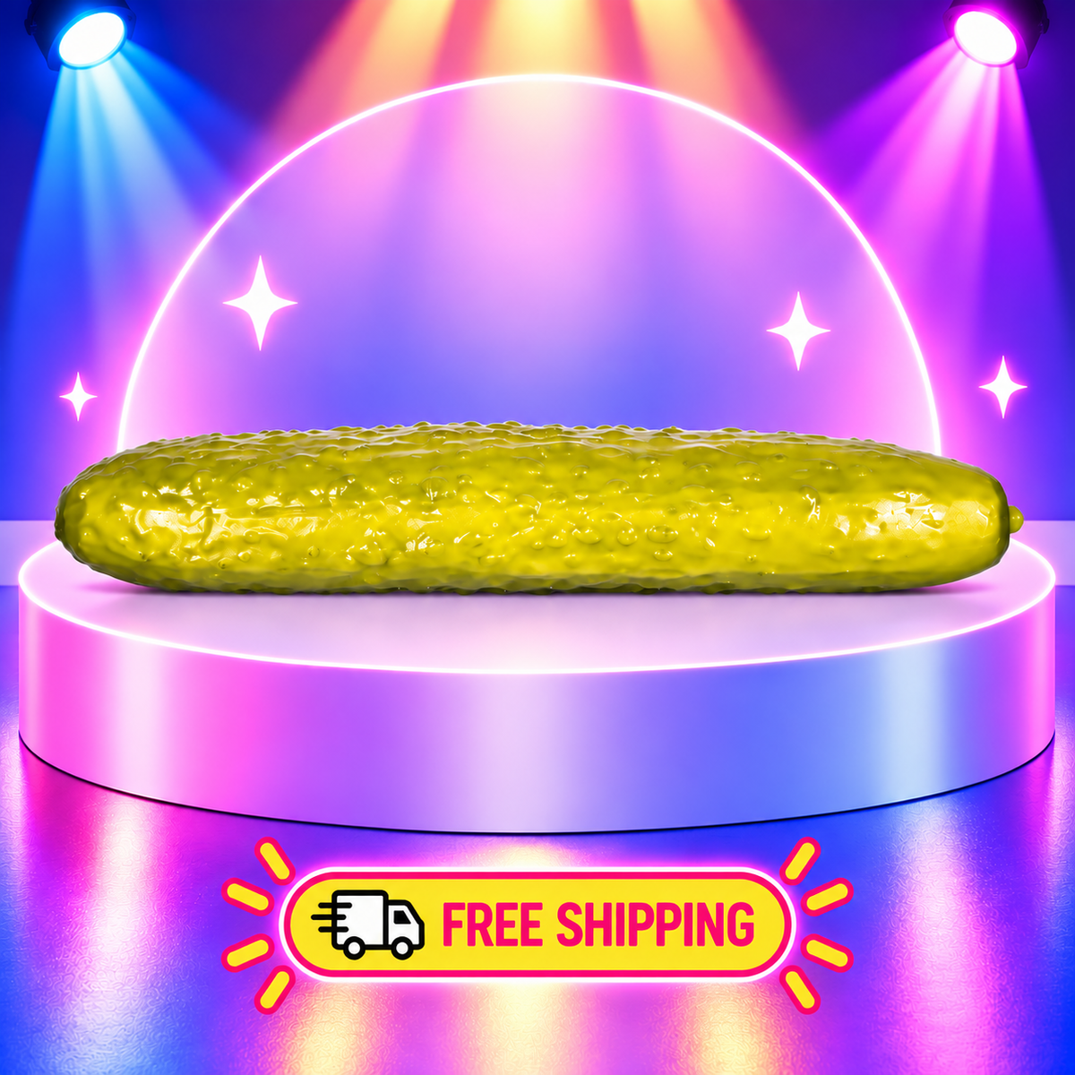 Jumbo Pickle Squishy Stress Toy