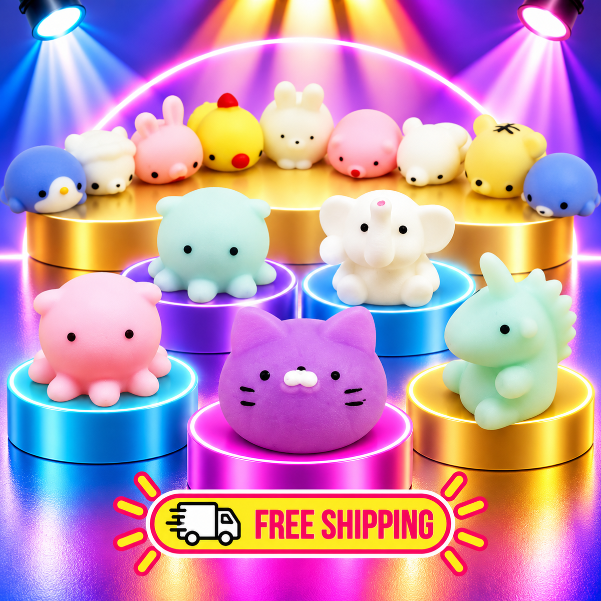 Kawaii Mini Mochi Squishy Assortment