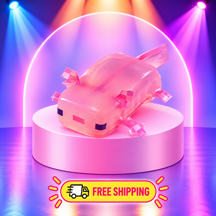 Minecraft Axolotl Foam Squishy