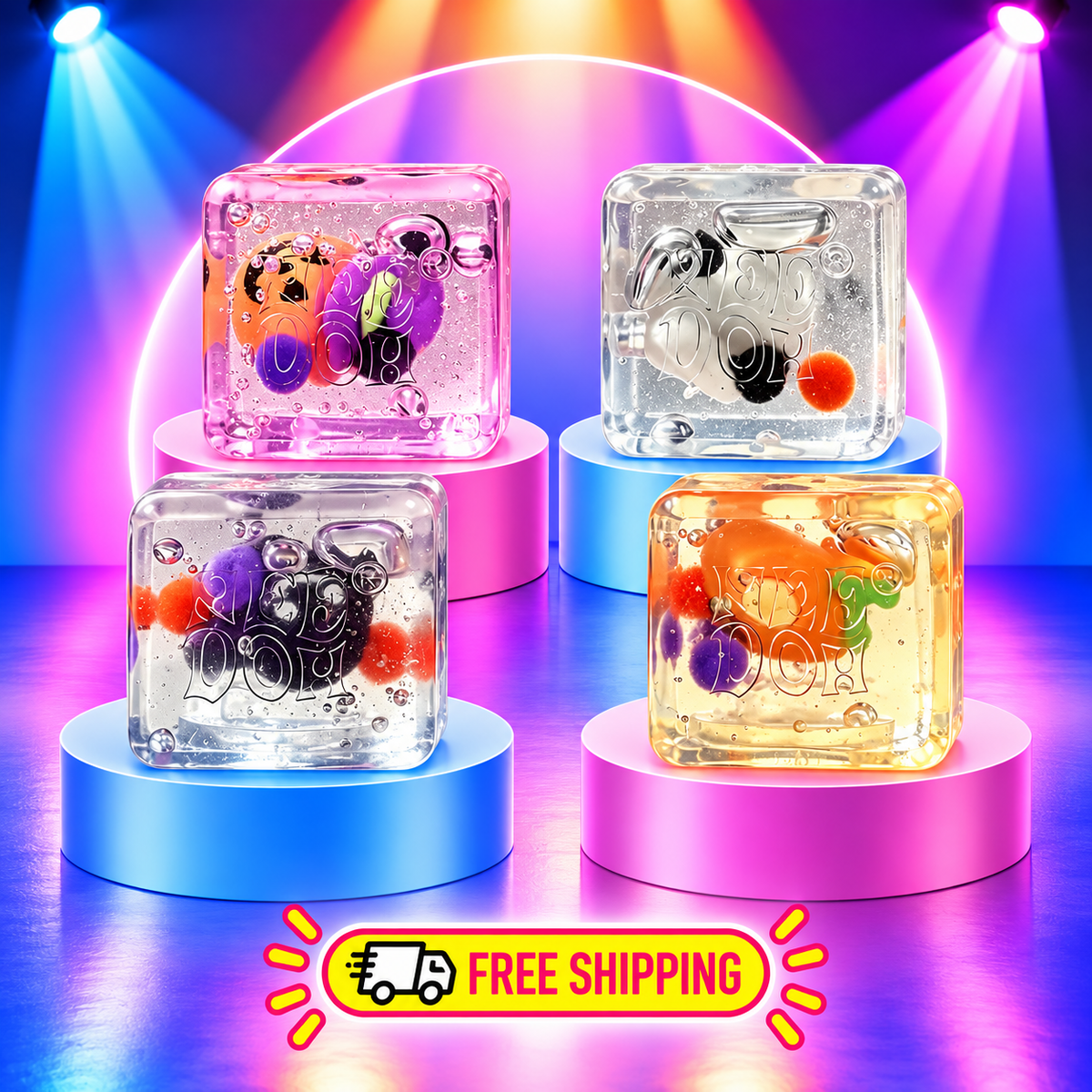 NeeDoh Inspired Nice Cube Halloween Edition