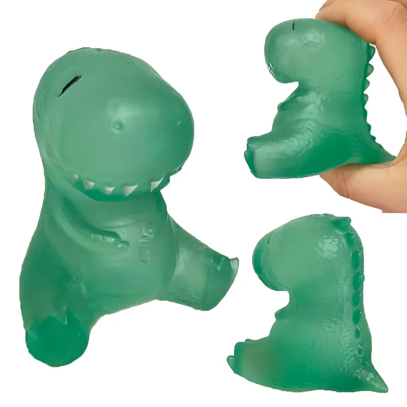 Cute Green Dinosaur Squishy Toy Soft Slow Rebound Anti-Stress Fidget Toy Stress Relief Squeeze Toy For Adults Decompression Gift