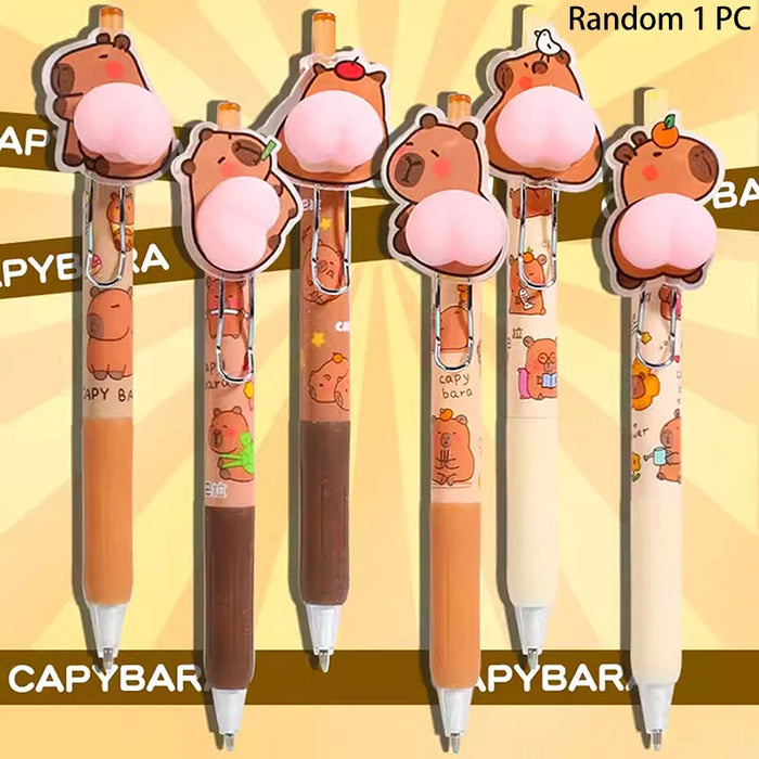 Capybara Squeeze Butt Gel Pen