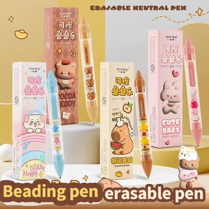 Capybara Erasable Gel Pens and Refills
