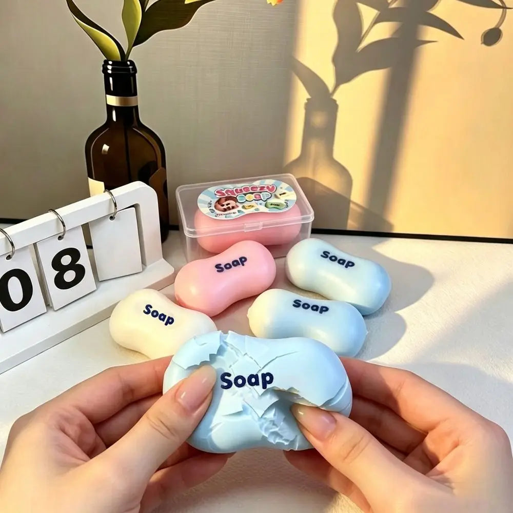 Soap Wax Cracking Squeeze Toy Crackable Texture Handmade Craft Crispy Stress Balls Crispy Feel Crunchy Sound Ball